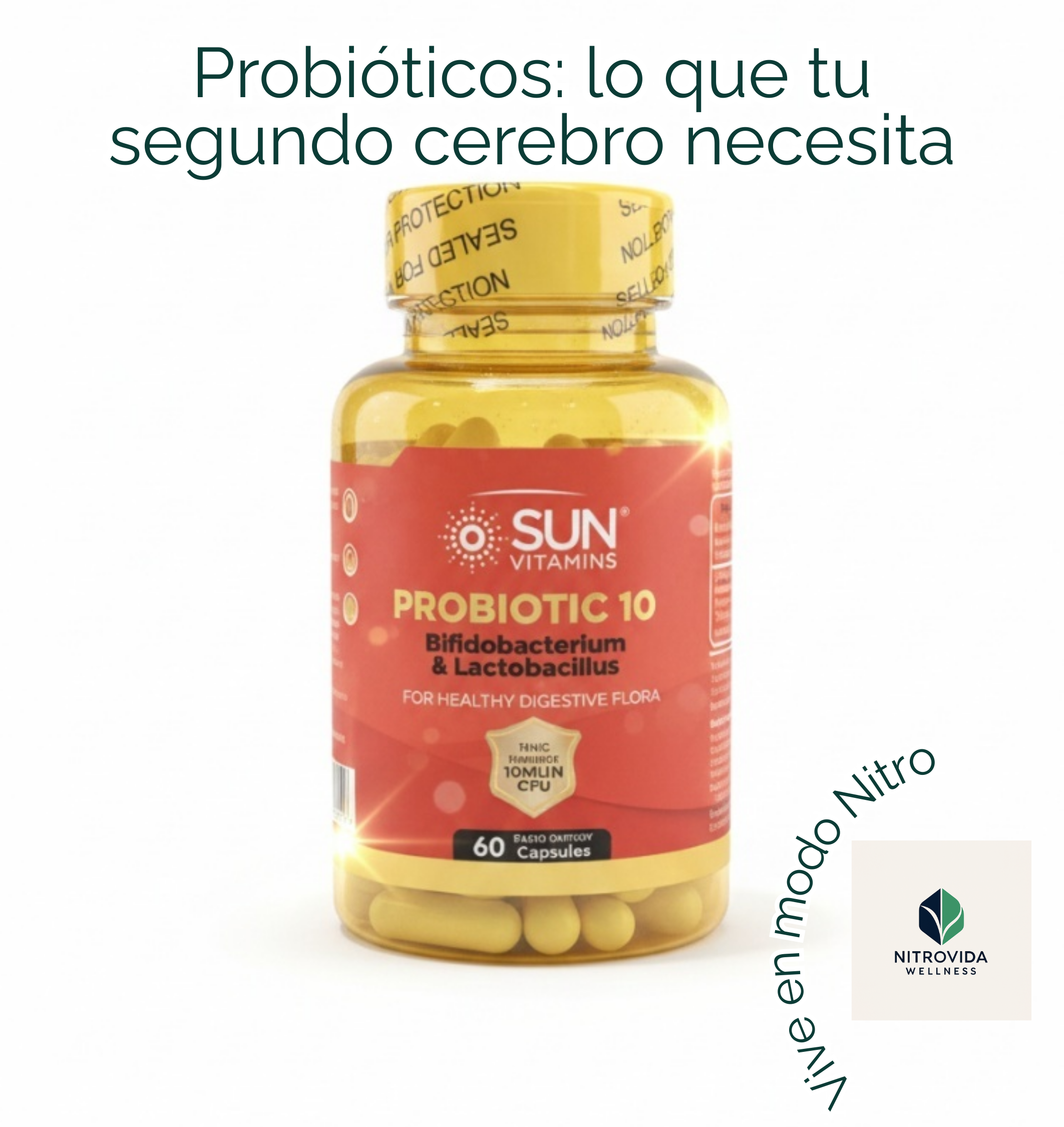 Probióticos: lo que tu segundo cerebro necesita